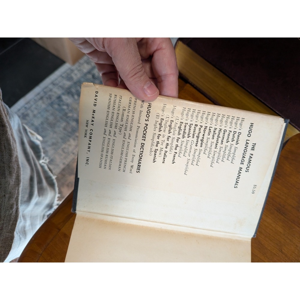 Vintage English-Polish Polish-English Dictionary J. Stanislawski David McKay Co - Picture 9 of 9